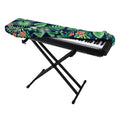 Hawaiian Tropical Leaves Pattern Print Piano Keyboard Cover