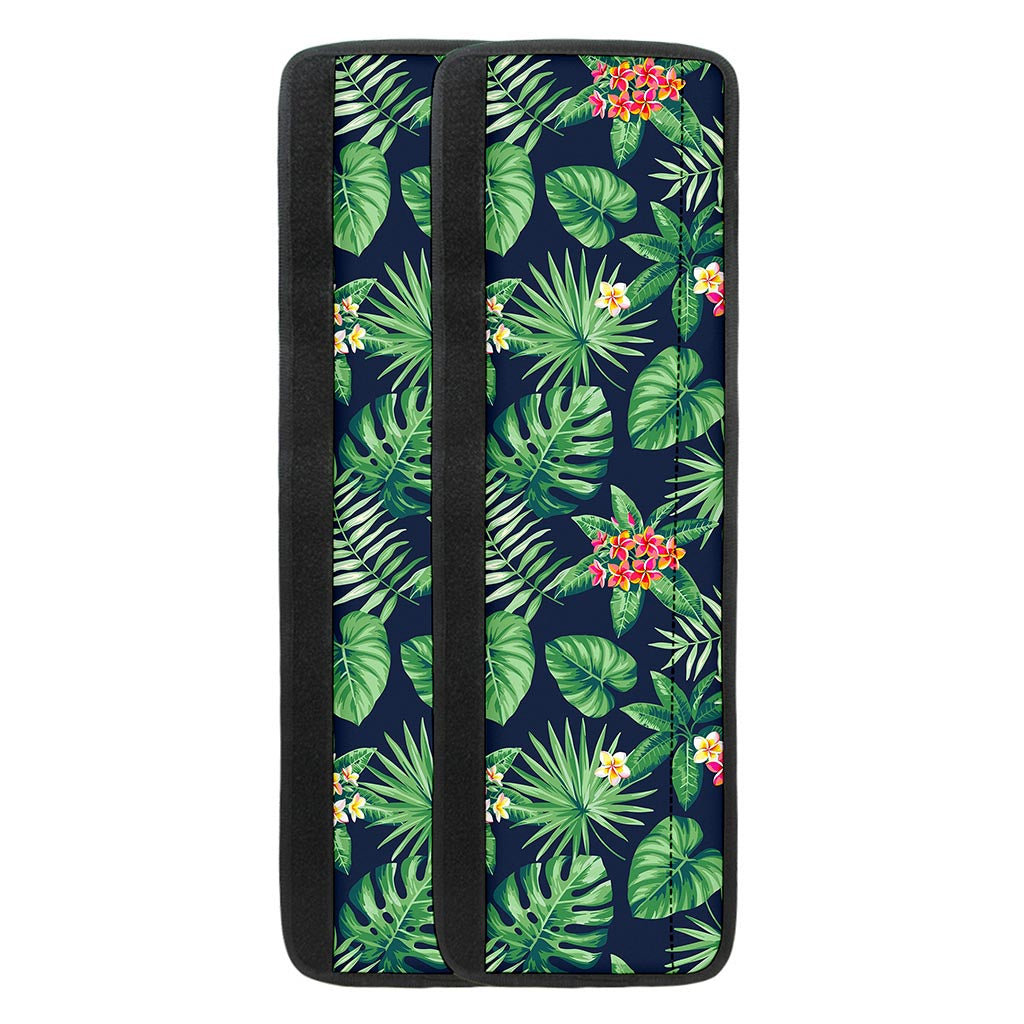 Hawaiian Tropical Leaves Pattern Print Refrigerator Handle Covers