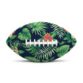 Hawaiian Tropical Leaves Pattern Print Rugby Ball