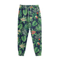 Hawaiian Tropical Leaves Pattern Print Sweatpants