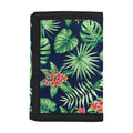 Hawaiian Tropical Leaves Pattern Print Trifold Wallet