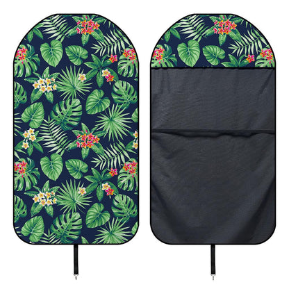 Hawaiian Tropical Leaves Pattern Print Waterproof Car Seat Cover
