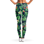 Hawaiian Tropical Leaves Pattern Print Women's Leggings
