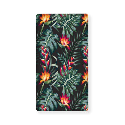 Hawaiian Tropical Plants Pattern Print Baby Crib Sheet