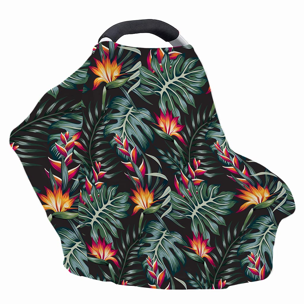 Hawaiian Tropical Plants Pattern Print Baby Seat Cover
