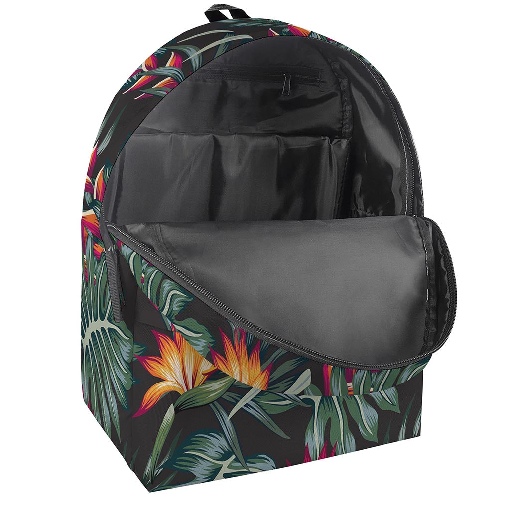 Hawaiian Tropical Plants Pattern Print Backpack