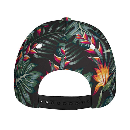 Hawaiian Tropical Plants Pattern Print Baseball Cap