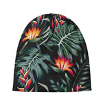 Hawaiian Tropical Plants Pattern Print Beanie