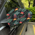 Hawaiian Tropical Plants Pattern Print Car Side Mirror Covers