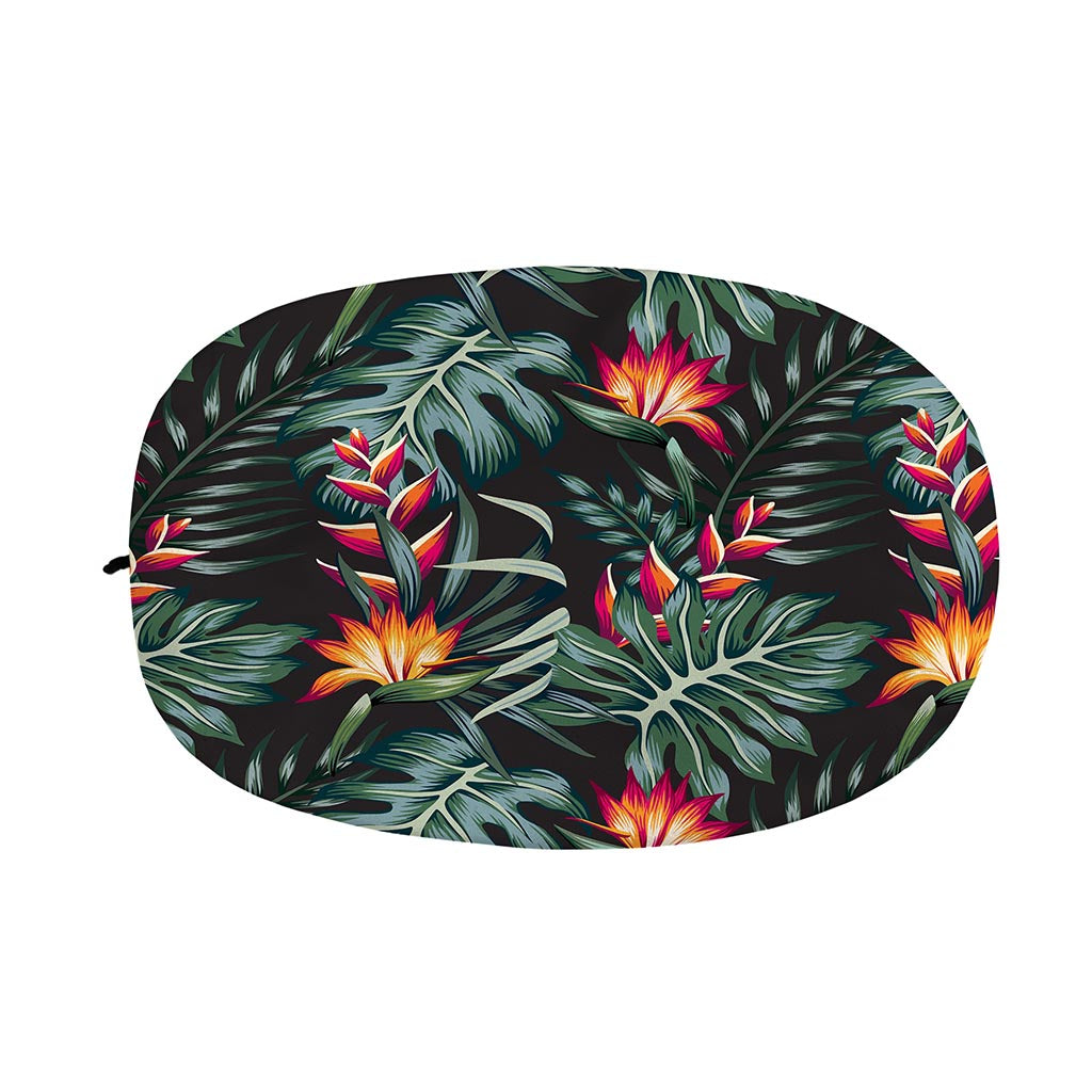 Hawaiian Tropical Plants Pattern Print Car Side Mirror Covers
