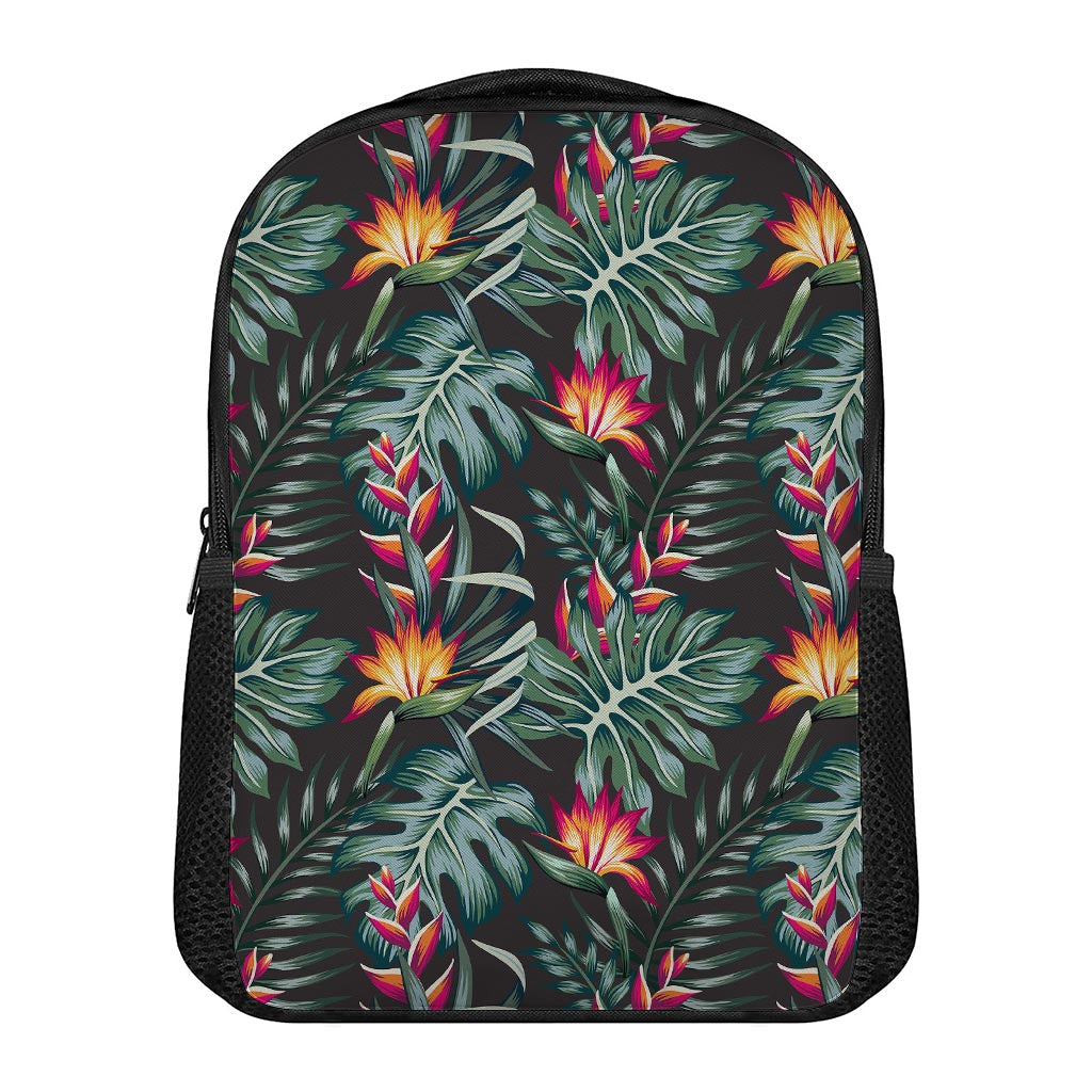 Hawaiian Tropical Plants Pattern Print Casual Backpack