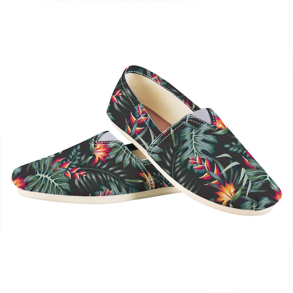 Hawaiian Tropical Plants Pattern Print Casual Shoes