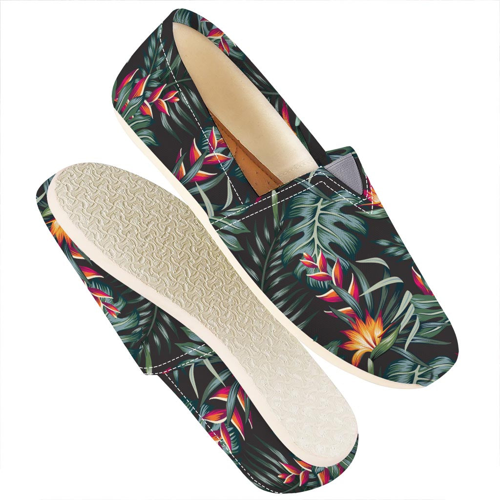 Hawaiian Tropical Plants Pattern Print Casual Shoes