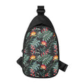Hawaiian Tropical Plants Pattern Print Sling Bag