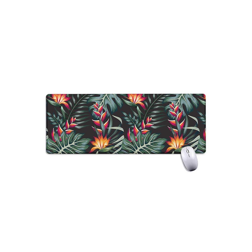 Hawaiian Tropical Plants Pattern Print Extended Mouse Pad