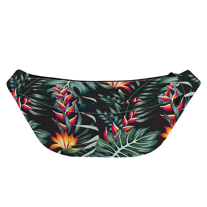 Hawaiian Tropical Plants Pattern Print Fanny Pack