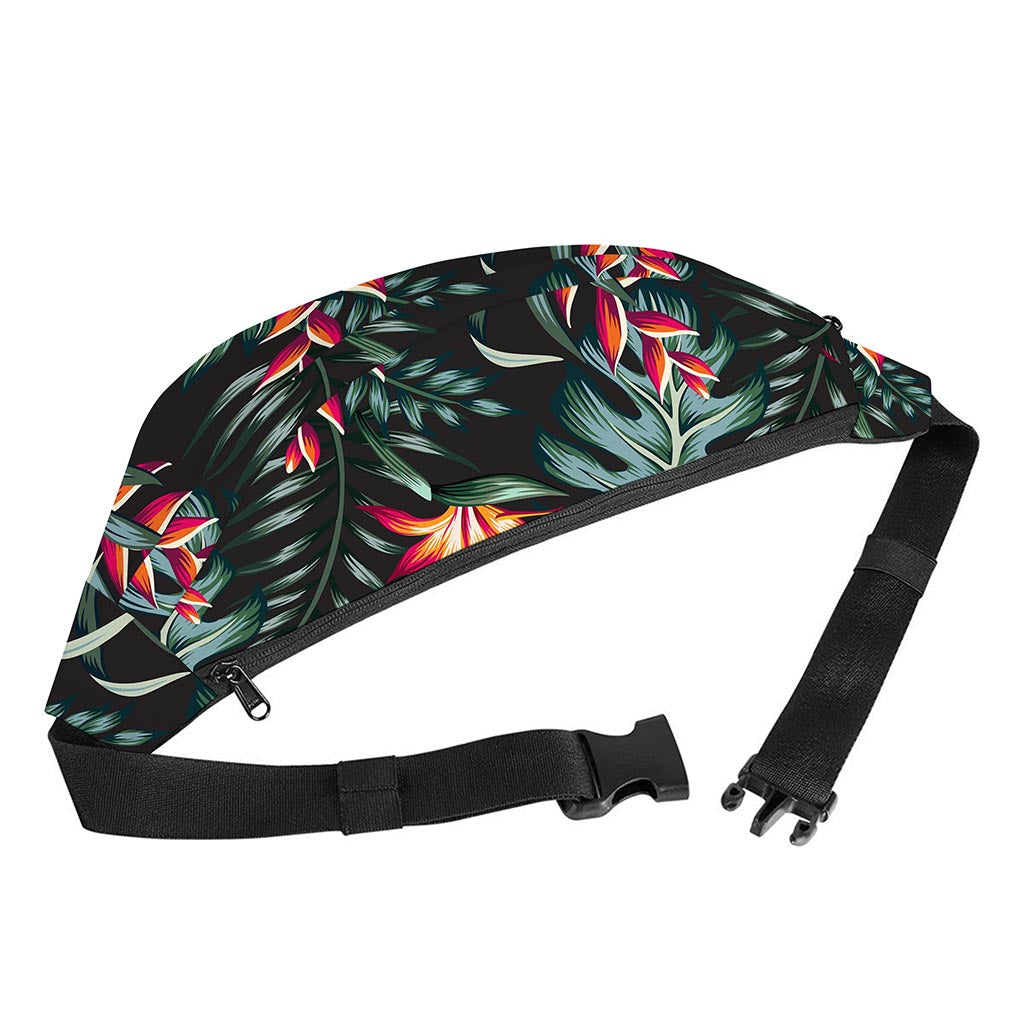 Hawaiian Tropical Plants Pattern Print Fanny Pack