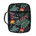 Hawaiian Tropical Plants Pattern Print Front Pocket Bible Bag
