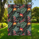 Hawaiian Tropical Plants Pattern Print Garden Flag