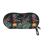 Hawaiian Tropical Plants Pattern Print Glasses Case