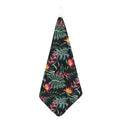 Hawaiian Tropical Plants Pattern Print Hand Towel