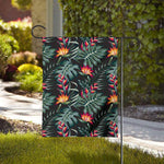 Hawaiian Tropical Plants Pattern Print House Flag