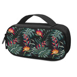 Hawaiian Tropical Plants Pattern Print Insulin Cooler Travel Case