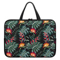 Hawaiian Tropical Plants Pattern Print Laptop Sleeve With Handle