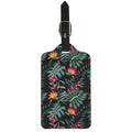 Hawaiian Tropical Plants Pattern Print Luggage Tag