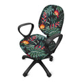Hawaiian Tropical Plants Pattern Print Office Chair Cover