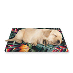 Hawaiian Tropical Plants Pattern Print Pet Cooling Mat Cover
