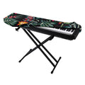 Hawaiian Tropical Plants Pattern Print Piano Keyboard Cover