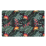 Hawaiian Tropical Plants Pattern Print Polyester Doormat