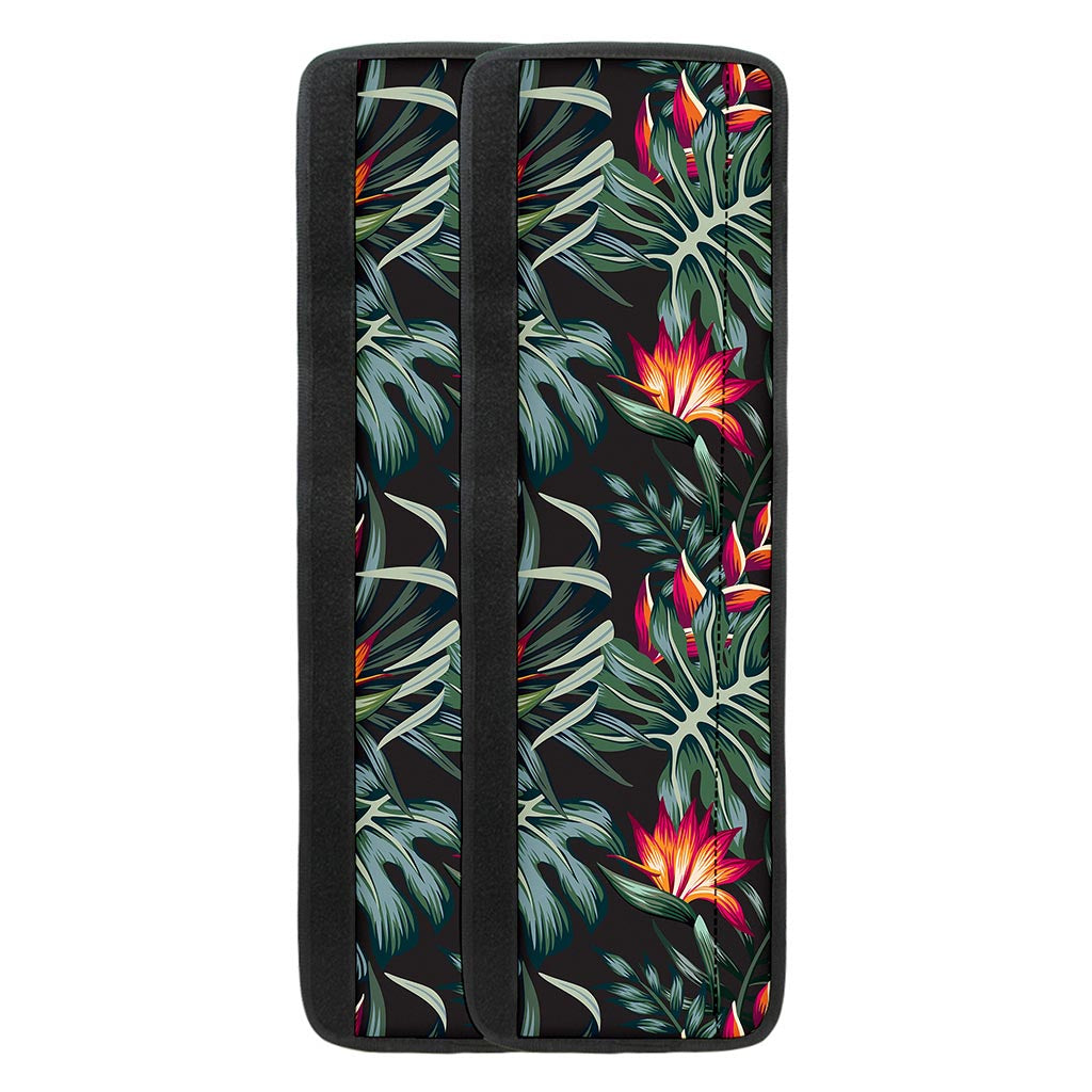 Hawaiian Tropical Plants Pattern Print Refrigerator Handle Covers