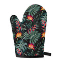 Hawaiian Tropical Plants Pattern Print Single Oven Mitt