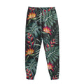 Hawaiian Tropical Plants Pattern Print Sweatpants