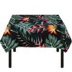 Hawaiian Tropical Plants Pattern Print Tablecloth