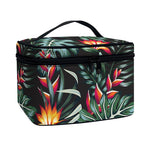 Hawaiian Tropical Plants Pattern Print Travel Makeup Bag