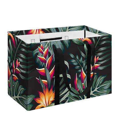 Hawaiian Tropical Plants Pattern Print Utility Tote Bag