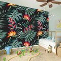 Hawaiian Tropical Plants Pattern Print Wall Sticker