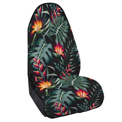 Hawaiian Tropical Plants Pattern Print Waterproof Car Seat Cover