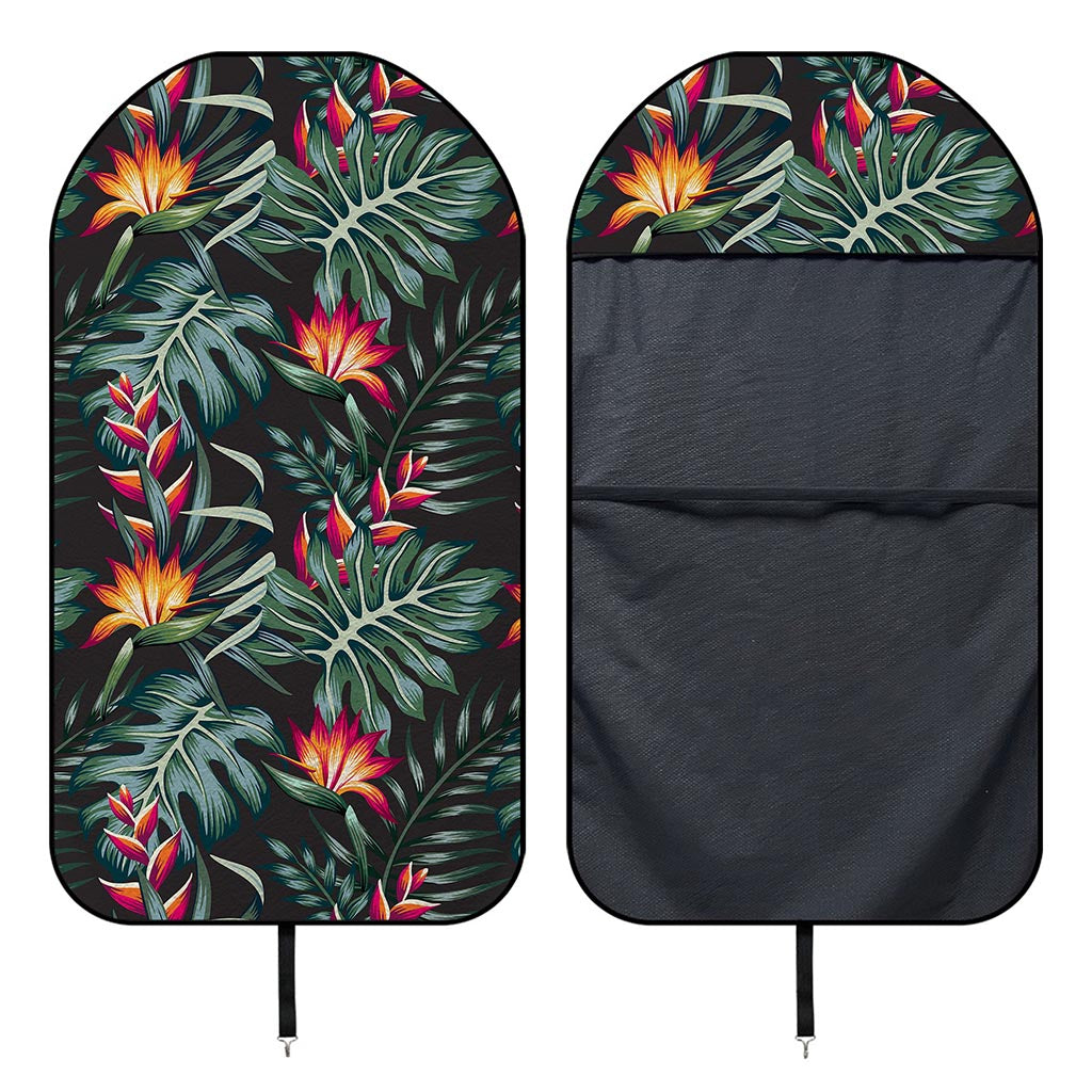 Hawaiian Tropical Plants Pattern Print Waterproof Car Seat Cover