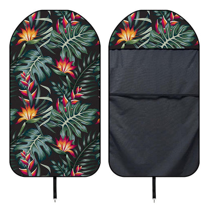 Hawaiian Tropical Plants Pattern Print Waterproof Car Seat Cover