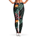 Hawaiian Tropical Plants Pattern Print Women's Leggings