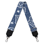 Heart And Star Denim Jeans Pattern Print Bag Strap