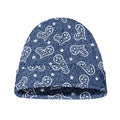 Heart And Star Denim Jeans Pattern Print Beanie