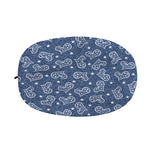 Heart And Star Denim Jeans Pattern Print Car Side Mirror Covers