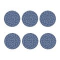 Heart And Star Denim Jeans Pattern Print Coaster Set