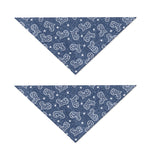 Heart And Star Denim Jeans Pattern Print Dog Bandana