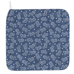 Heart And Star Denim Jeans Pattern Print Hand Towel